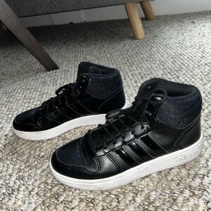 Adidas Black High-Top Sneakers